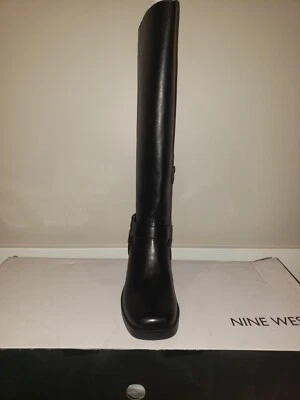 Nine West Womens Koop 3 Tall Faux Leather Knee-High Boots Size 5.5 M NIB  - Image 1 of 4