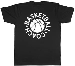Basketball Coach Unisex Mens Womens Ladies T-Shirt Tee - Picture 1 of 7