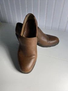 BOC Born Concept Shoes Carla Chocolate C17248 Leather Women's Clog Mules Size 8 - Picture 1 of 7