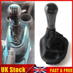 5Speed Gear Shift Knob With Boot For Chevrolet Holden Barina Spark(M300) 2011-15 - Picture 1 of 9