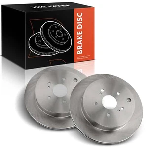 2Pcs Rear Left & Right Disc Brake Rotors for Suzuki Grand Vitara 09-13 2.4L 3.2L - Picture 1 of 8
