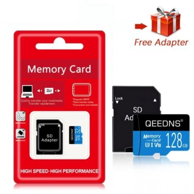 Micro SD TF Card High Speed Class10 Memory Card 16GB 32GB 64GB 128GB 256GB 512GB - Image 1 of 4