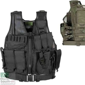 Taktische Weste USMC von MFH diverse Taschen MOLLE Magazin HOLSTER Universal - Bild 1 von 7