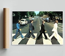 The Beatles Abbey Road - Music Band CANVAS Wall Art Picture Print Poster +Sizes