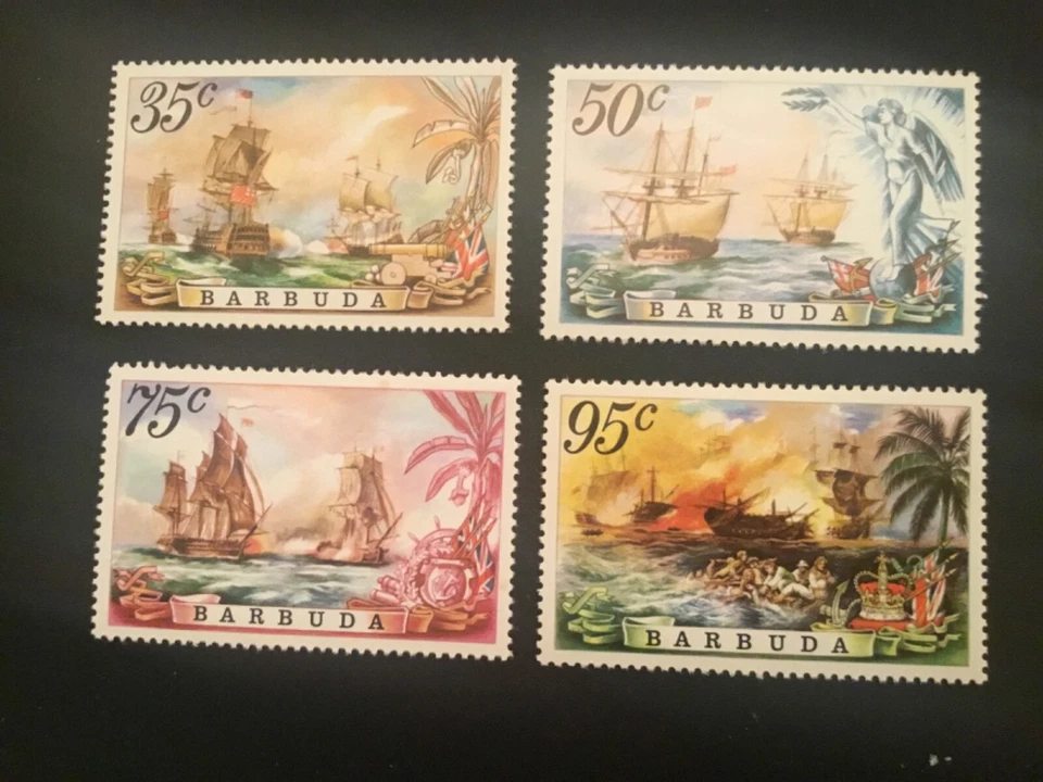 ICOLLECTZONE  Barbuda 209-212 ships VF NH - Image 1 of 1