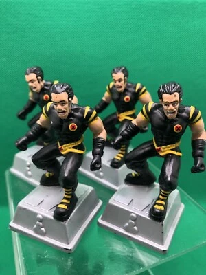 Marvel Heroes Chess Set Pieces -4 Wolverine  Replacement Pieces-2003 - Image 1 of 4