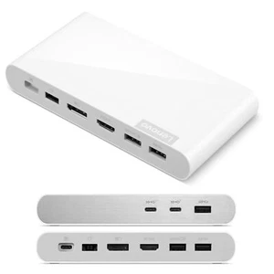 Lenovo 500 USB-C Universal Dock Laptop USB C Docking Station Dual Display at 4K - Picture 1 of 7