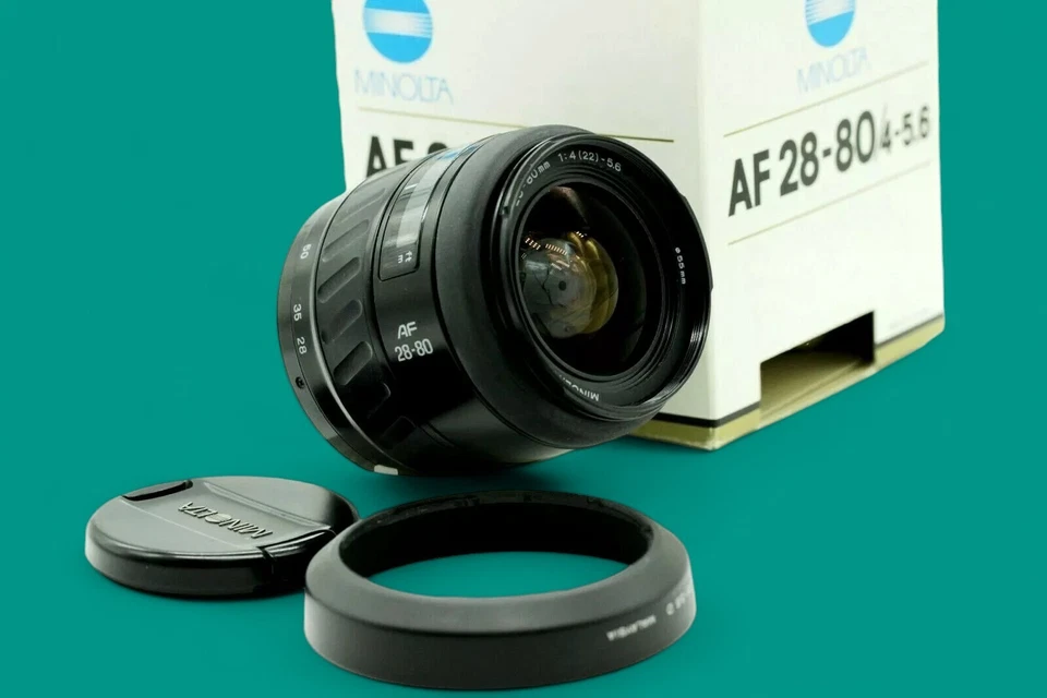 Boxed Minolta AF ZOOM 28-80mm f4-5.6 Macro A-mount from Japan [Exc] - Image 1 of 4