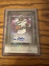 2023 Panini Origins Zach Charbonnet Rookie Autographs RC On Card Auto Seahawks 