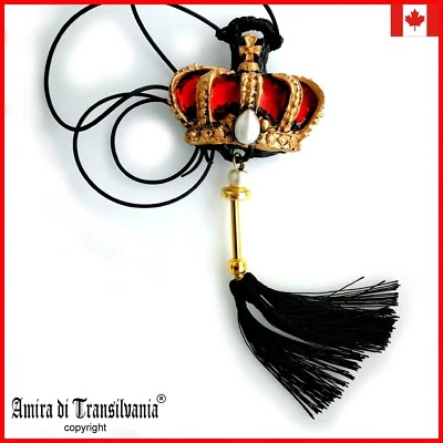 Corona Real Rey Reina Joyería Talismán Buena Suerte Dinero Suerte Prosperidad Riqueza Foto 1 de 4