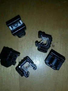 10 Pcs Edge Zip Tie Mount Wire Cable Clips (Edge - perpenducular, Side - along)♤ - Picture 1 of 3