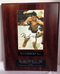 Muhammad Ali Signed Plaque Limited Edition Signature Series 1310/5000 - Picture 1 of 7