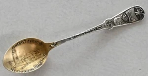 Sterling Souvenir Löffel P&B 4"" DEMITASE 6,2 Gramm B2U0093 kombinierter Versand - Bild 1 von 2
