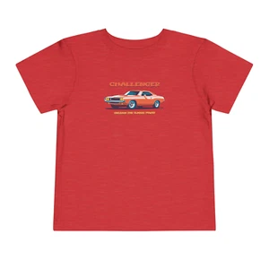 Toddler Muscle Car T-Shirt, Classic Vintage American Tee for Kids Boys & Girls - Picture 1 of 12