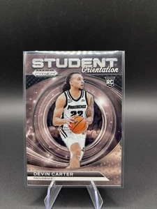 2024 Panini Prizm Draft Picks - Devin Carter Student Orientation Rookie - Picture 1 of 1