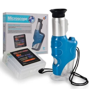 Handheld Microscope Portable Field Microscope With LED Light Science Experiment - Picture 1 of 12