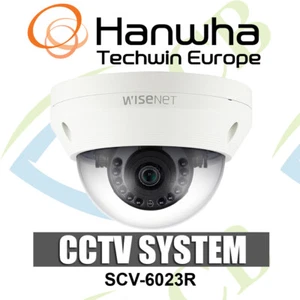 Samsung SCV-6023R 1080p analoge HD Vandal-Res wetterfeste IR Dome CCTV-Kamera - Bild 1 von 2