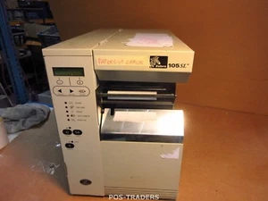 Zebra 105SL 10500-3004-0000 DT/TT Thermo Label Barcode Drucker PAPER OUT ERROR - Bild 1 von 5