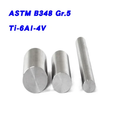 Grade 5 Titanium Rod Round Bar Various Size8mm-45mm Diameter 250/500/1000mm Long - Image 1 of 4