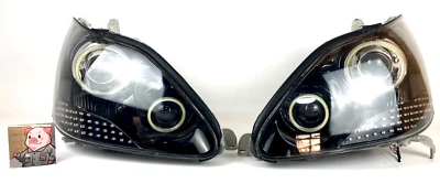 JDM Lexus LS430 COB LED RING Headlights inner black Lights SET OEM 2004-2006 - Image 1 of 4