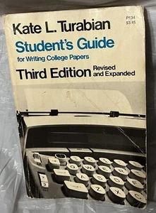 Kate Turabian Student’s Guide For Writing College Papers  Third Edition Revised - Picture 1 of 1