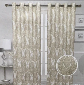 2 Cleveland Collection Blackout Grommet Panel Window Curtains 54“ X 84“ NEW - Picture 1 of 3