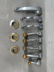 1942-1948 Chevy Fleetline Fleetmaster Door Handles Window Cranks Stylemaster OEM - Picture 1 of 13