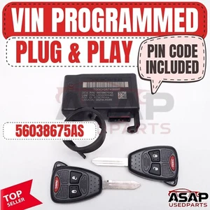🌶️ VIN PROGRAMMED PLUG & PLAY IMMOBILIZER DODGE DAKOTA 2005-2006 56038675AS 🌶️ - Picture 1 of 10