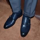 Mens Smart Formal Leather Shoe For Office Business Wedding Stylish Black