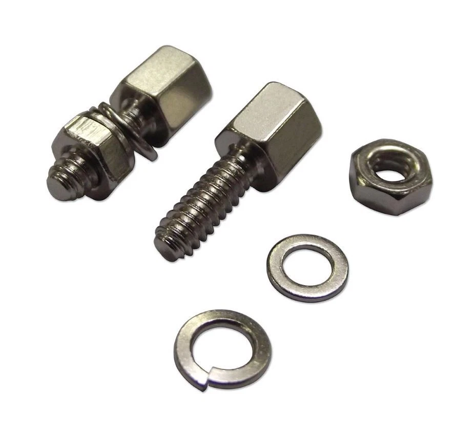 MULTICOMP - Screwlock, 12.7mm 4-40UNC, 2.85mm Nut, 2 Pack - Image 1 of 1