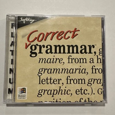 COMPUSERVE 1993, Correct Grammar Windows PC CD-ROM - Image 1 of 4