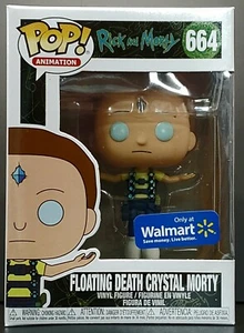 ¡Funko Pop + Protector! Rick & Morty #664 Floating Death Crystal Morty (Walmart) - Imagen 1 de 12
