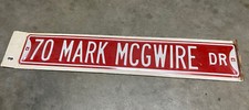 New Mark McGwire St Louis Cardinals Street Sign 70 Homerun King MLB 36" x 6"
