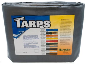 6x10 Silver Heavy Duty UV Treated Tarp Woodpile Shade Canopy Cover Tarps Boat - Picture 1 of 5