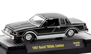 BUICK Regal Limited - Lowrider - 1987 - nero - M2 1:64 - Foto 1 di 6