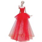 1/6 Red Multi layer Wedding Dresses For 11.5" 1/6 Doll Clothes Outfits Kids Toys