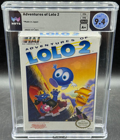 Adventures of Lolo 2 Nintendo NES ovale SOQ sigillato in fabbrica nuovo WATA 9.4 grado A+