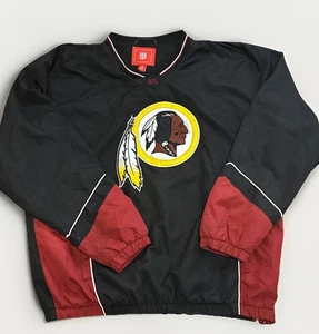 De Colección Washington Redskins Equipo NFL Ropa Rompevientos Pullover Chaqueta Para Hombres L - Imagen 1 de 8