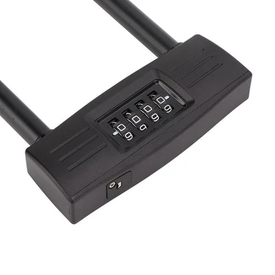 Lengthen 4 Digit Combination U Lock Anti Theft Long Shackle Resettable Padl UT - Image 1 of 4