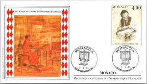 Monaco SC# 1689 FDC 1989 150th Anniversary of Philibert Florence - A02878 - Picture 1 of 2