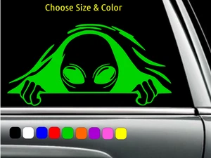 ALIEN ET EBE SPYING Vinyl Decal Laptop Wall Window Car Sticker CHOOSE SIZE COLOR - Picture 1 of 3