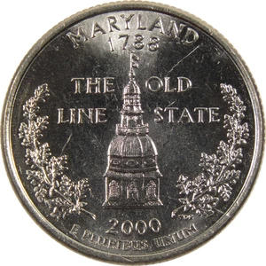 USA - 2000D - Washington ¼ $ - Maryland - State Issue - Picture 1 of 1
