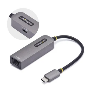 Adapter StarTech.com 2.5GbE USB-C na Ethernet, przejście 100W PD, NIC NBASE-T - Zdjęcie 1 z 9
