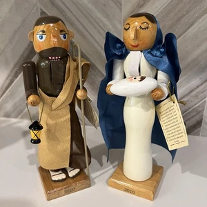 De colección 2010 Belén Sagrada Familia Cascanueces María José y Niño Jesús Numerado  - Imagen 1 de 22