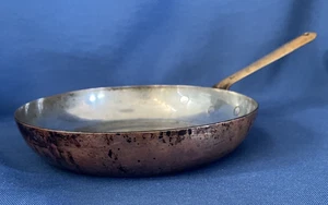 Vintage Duoro B&M 7" Kupfer Saute/Bratpfanne mit Messinggriff Zinn gefüttert-Portugal - Bild 1 von 8