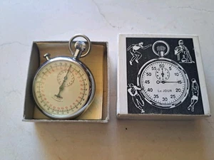 VINTAGE LE JOUR ANTIMAGNETIC STOP WATCH 7 JEWELS - Picture 1 of 9