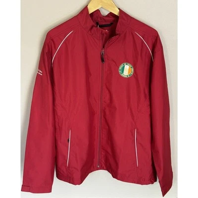 Cutter and Buck Weather Tech Full Zip Jacket Red XL - Image 1 of 4
