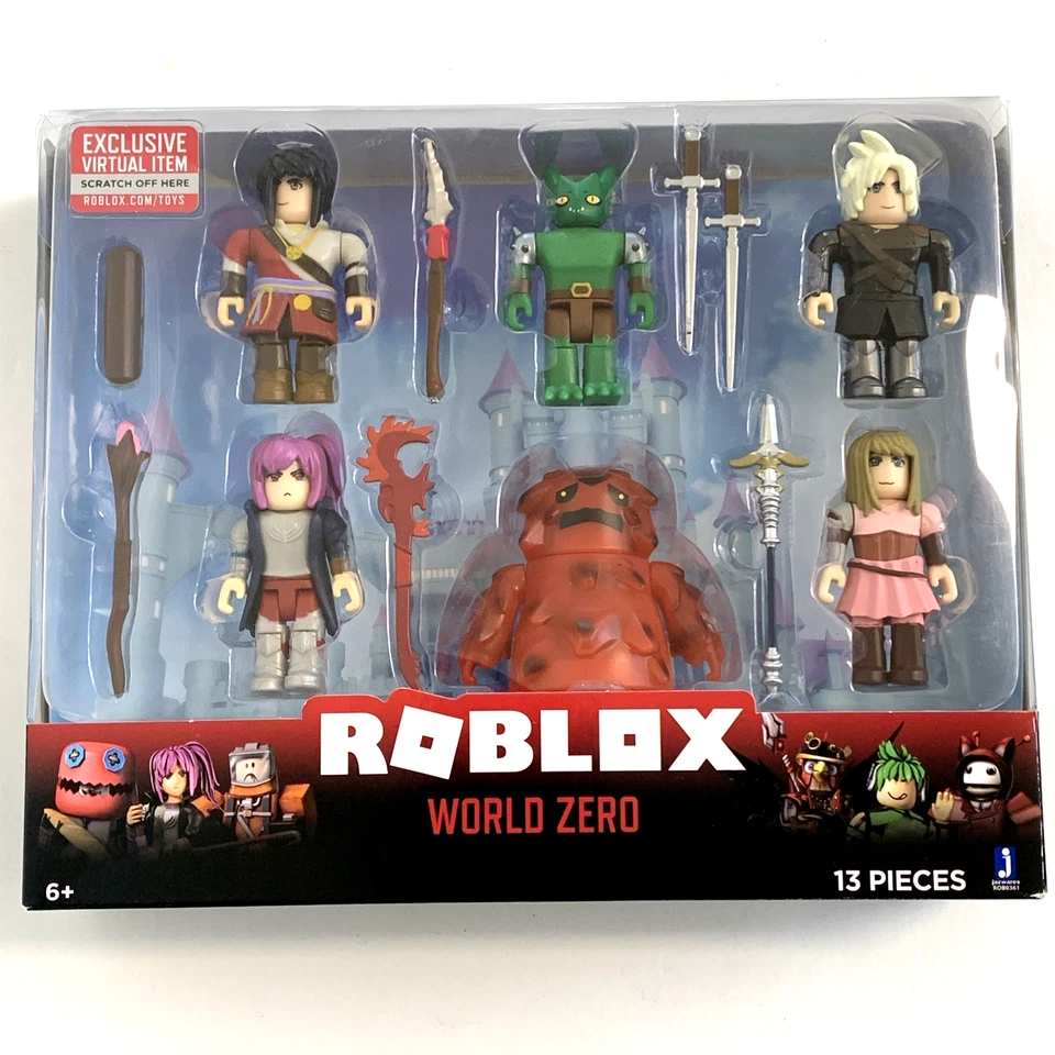 ROBLOX Action World Zero Series 5 12 Mini Figure Virtual Code Set