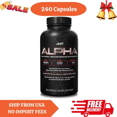 Alpha JYM X Optimización Hormonal Avanzada - 240 Cápsulas Vegetarianas Foto 1 de 4
