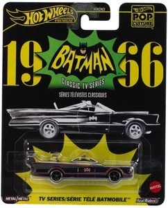 NEW Hot Wheels Premium Pop Culture 1966 Batman Classic TV BATMOBILE JBL83 1:64 - Picture 1 of 3